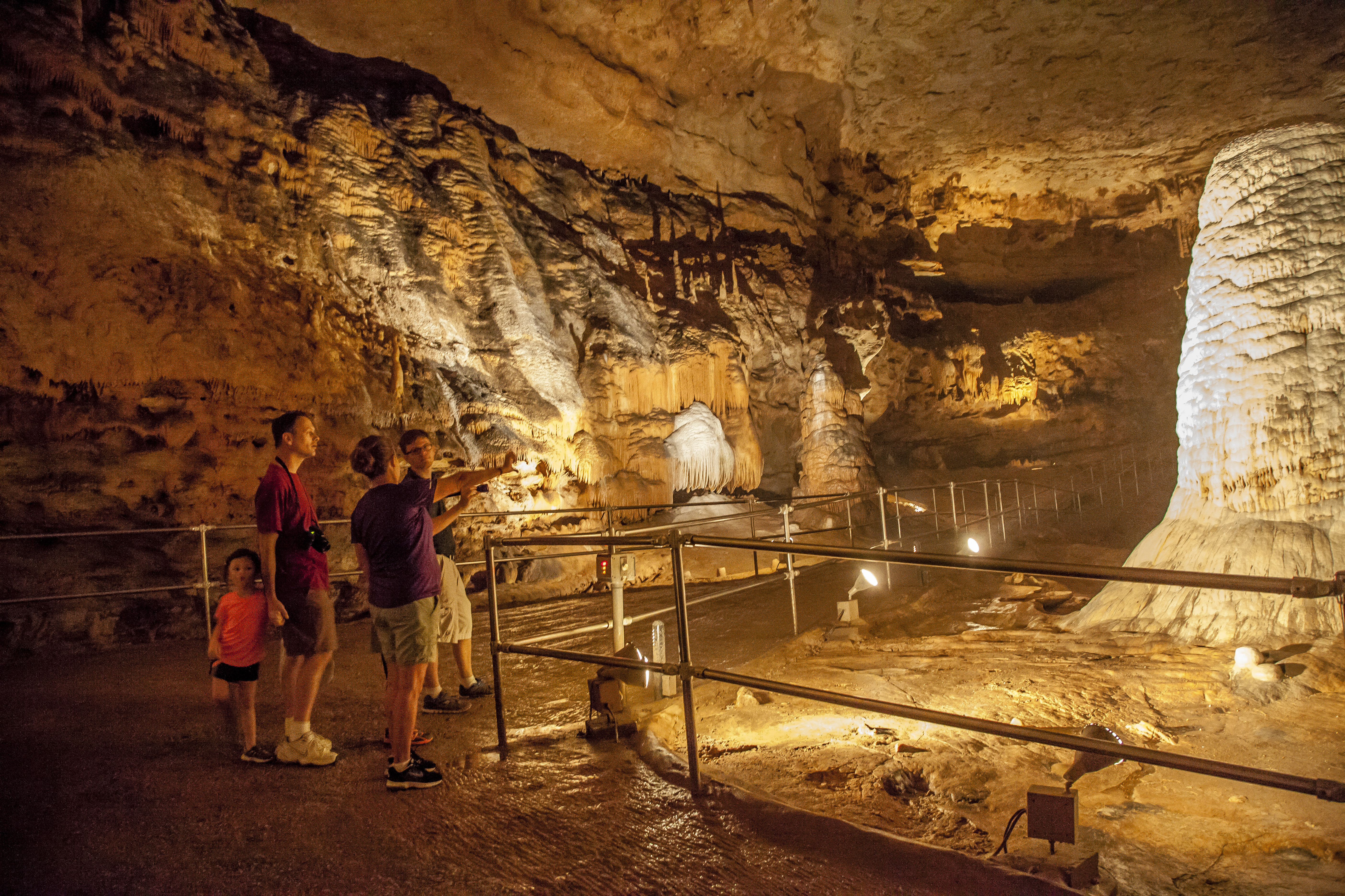 People in a cave