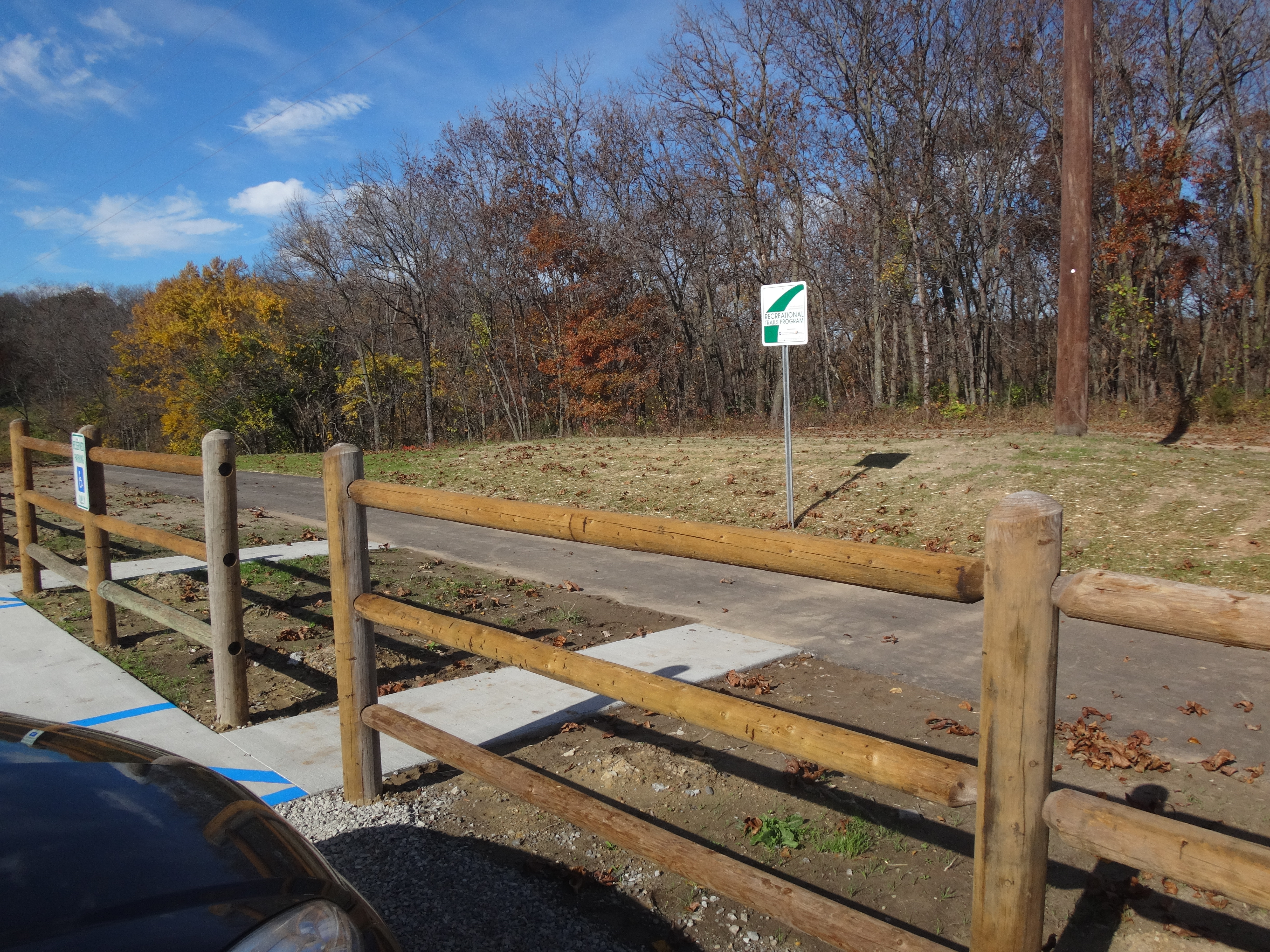 a paved trail