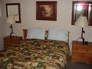 bedroom in lodging unit