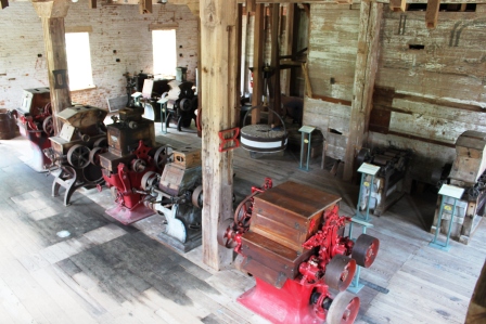 mill machinery inside the mill