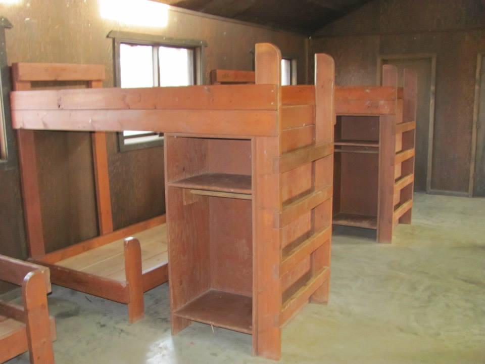 bunkbeds inside a cabin