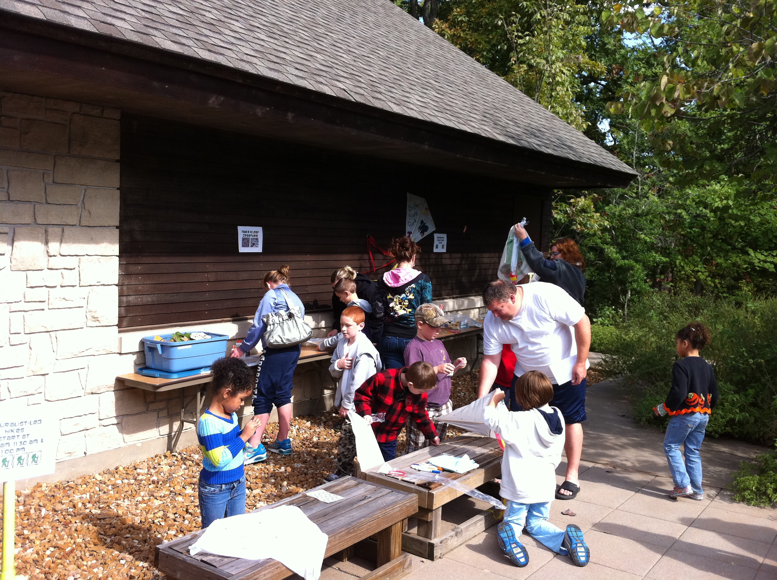 group of kids working on a project as part of a program