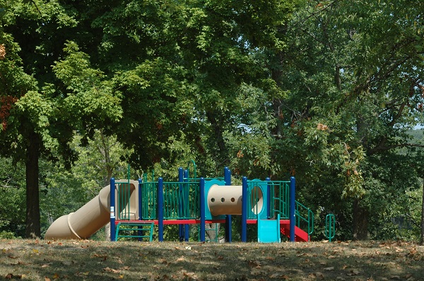 playground equipment with slides