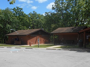 exterior of showerhouse