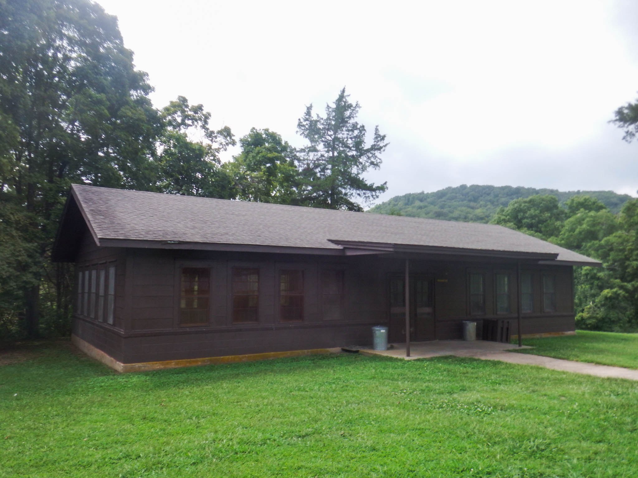 exterior of recreation hall