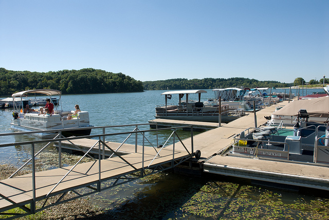 boat dock at the marina