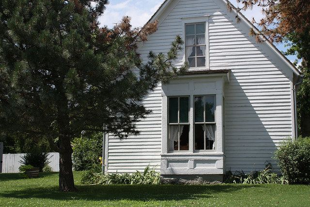 exterior of the home