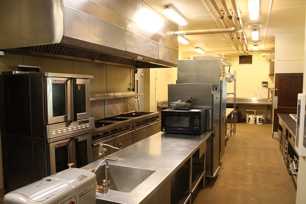 kitchen sink, ovens, counter space