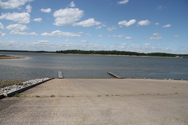 concrete boat ramp