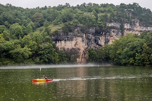 Kayaking on Lake of the Ozarks