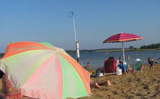 People on a beach