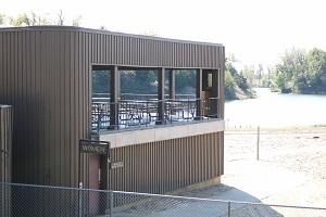 the beach change house and snack bar