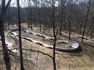 drawing of the pump track
