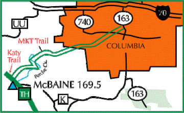 McBaine Trailhead Map