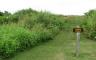A signpost that reads temple mound