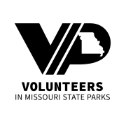 Logo for Volunteers in Missouri State Parks