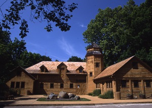 exterior of the nature center building