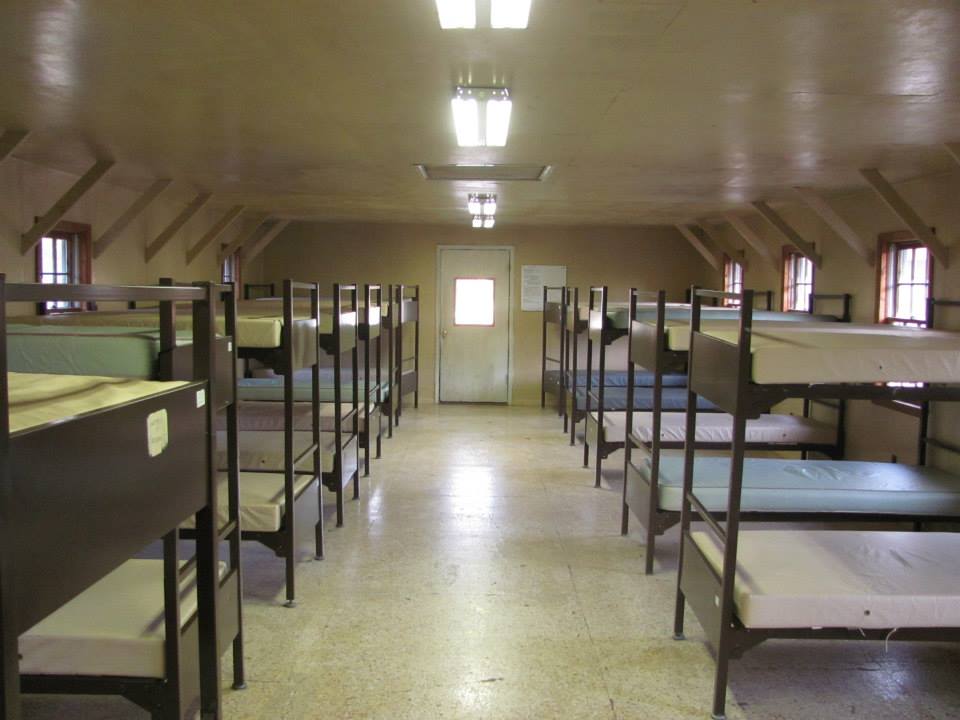 bunkbeds inside a cabin