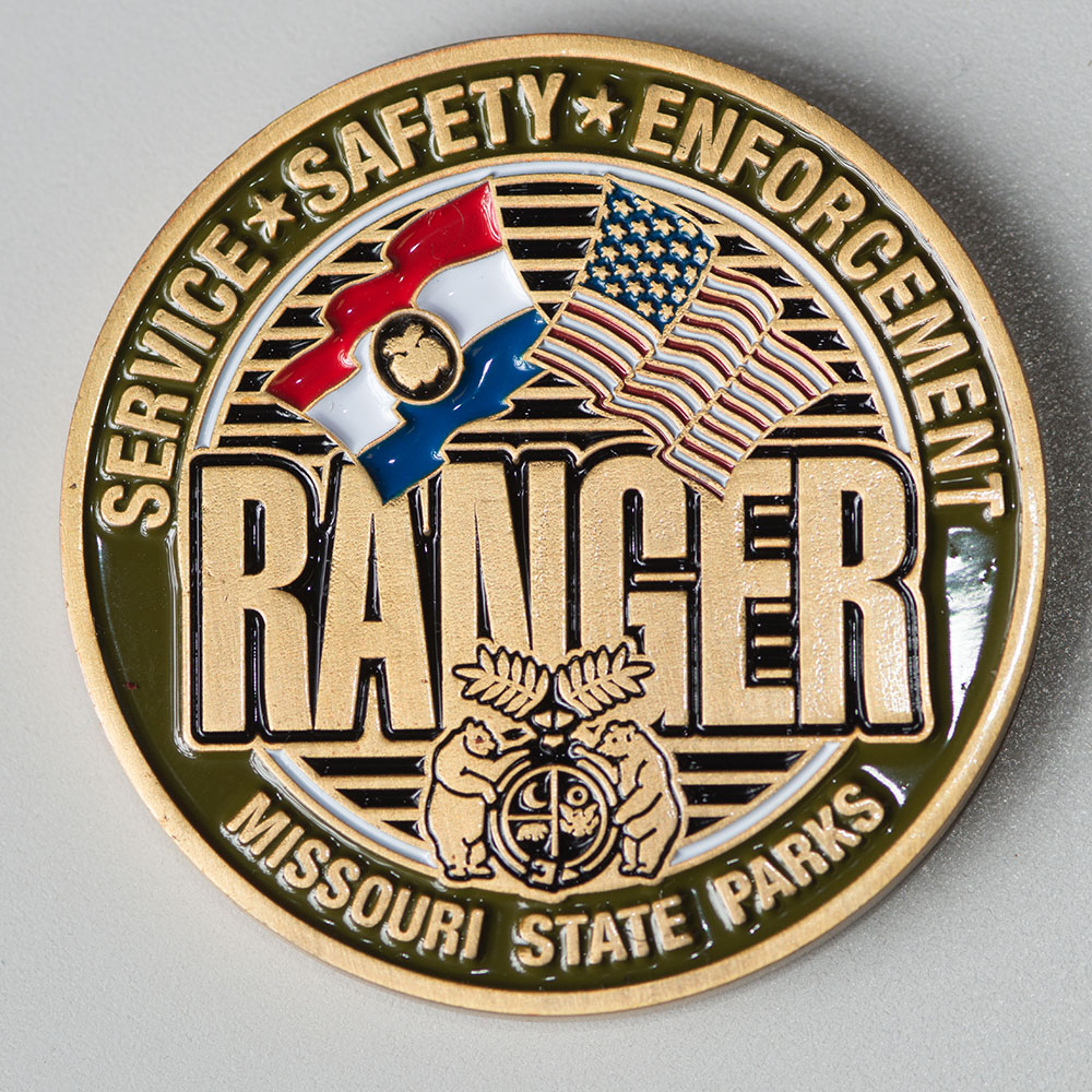 Service, Safety, Enforcement Ranger coin