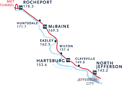 Eclipse Ride Map