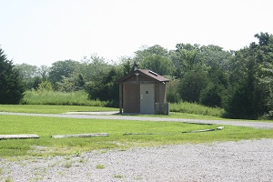 a vault toilet