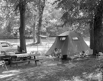 Camping in the 1950s